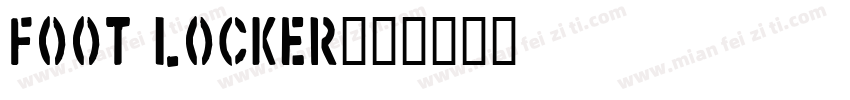 Foot Locker字体转换